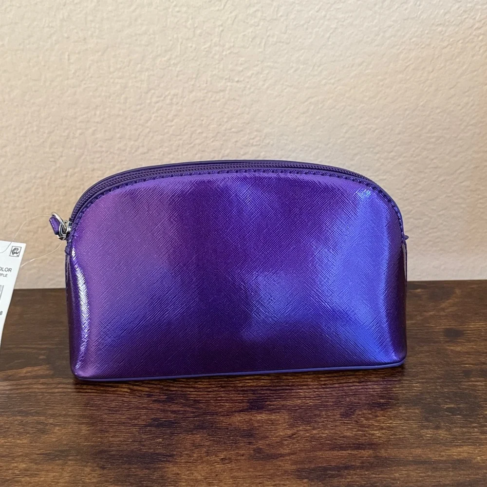 Purple Zip Around Cosmetic Bag by Stella and Max